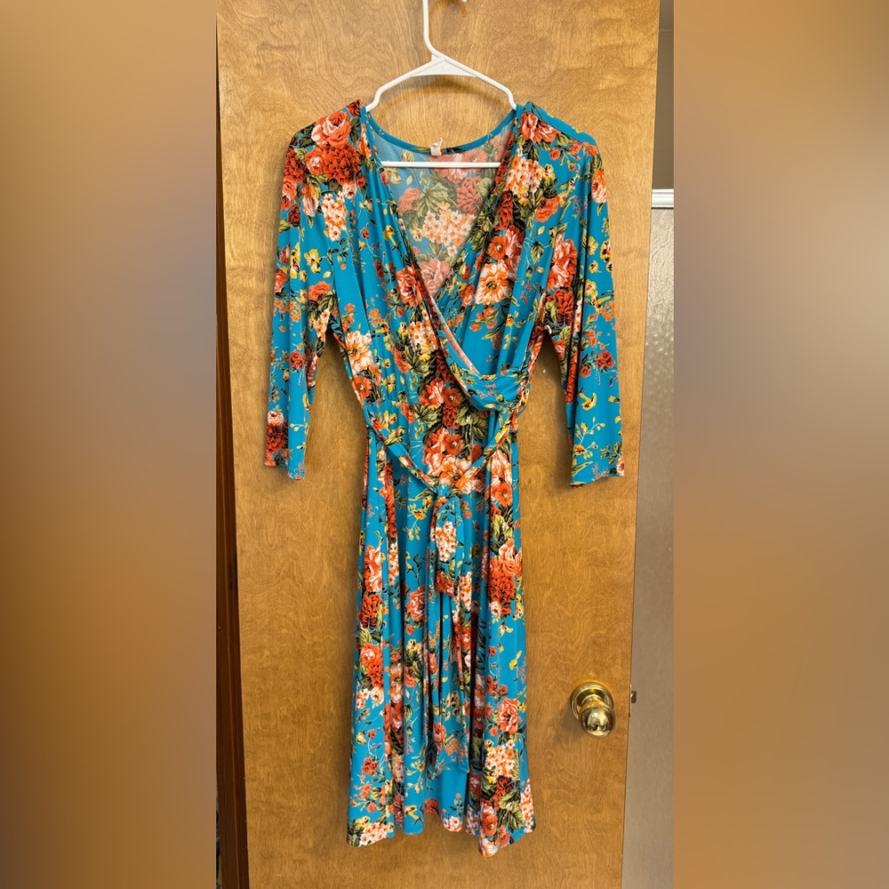 Pinkblush maternity wrap dress